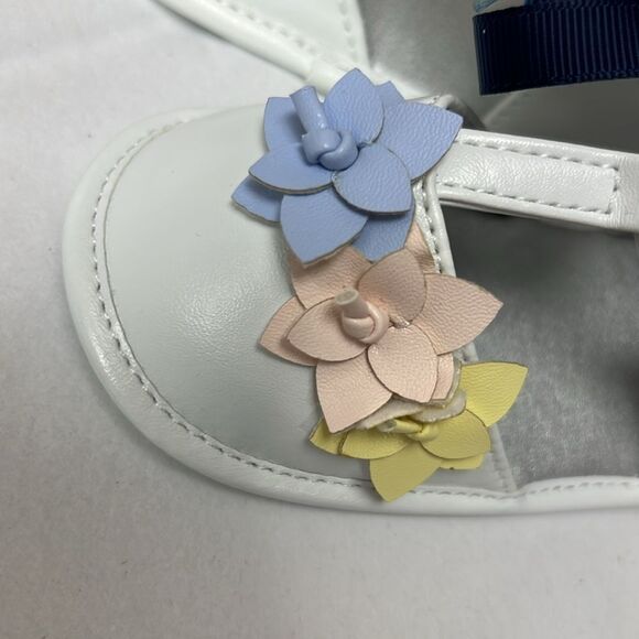 Janie and Jack 100049344 Baby flower t-strap sandal NWT size 12-18 m - Picture 5 of 8